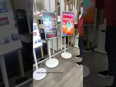 21.5/27/32 इंच स्मार्ट टच स्क्रीन वायरलेस डिस्प्ले एंड्रॉयड एलसीडी मॉनिटर स्टैंड बाय मी टीवी