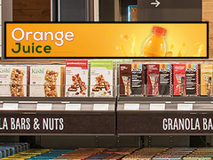 वीटो इनडोर विज्ञापन मीडिया प्लेयर स्ट्रिप अल्ट्रा वाइड शेल्फ स्क्रीन स्ट्रेच बार एलसीडी डिस्प्ले