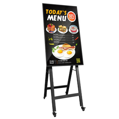43 inch indoor digital free standing poster Portable lcd display android digital signage poster